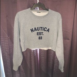 Cropped Nautica Crewneck